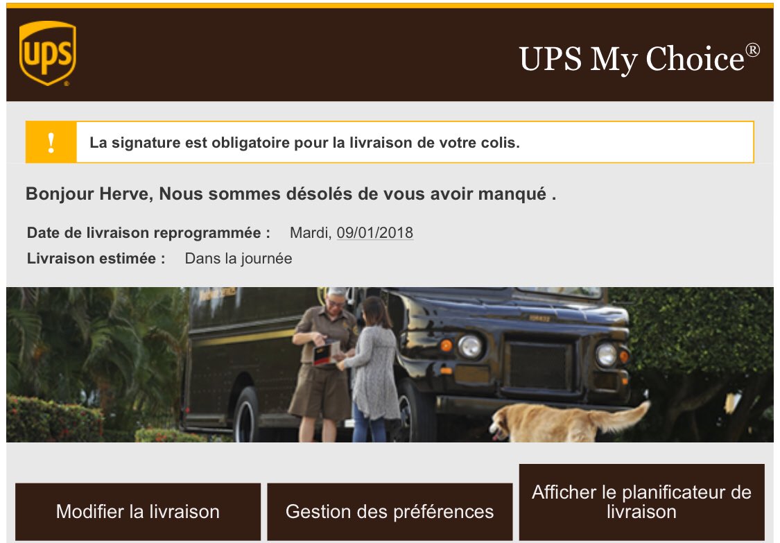 Hervé Pouchol On Twitter Feuilleton Gag Ups Fr Amazonfr Avec Le Colis Qui N Arrive Jamais Après 2 Tentatives Car Le Chauffeur Ups N Avait Pas Vu Le Code D Accès Sur La Fiche