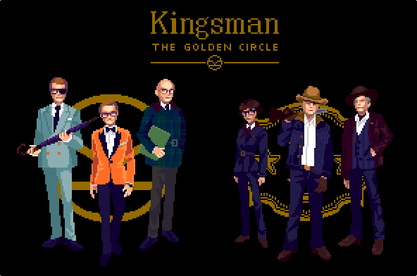 nijuniji's tweet image. Kingsman : The Golden Circle