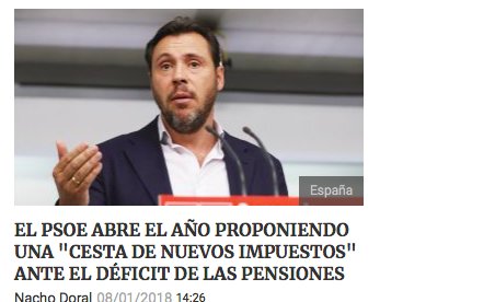 ¿Más impuestos aún? 
Y una M ...