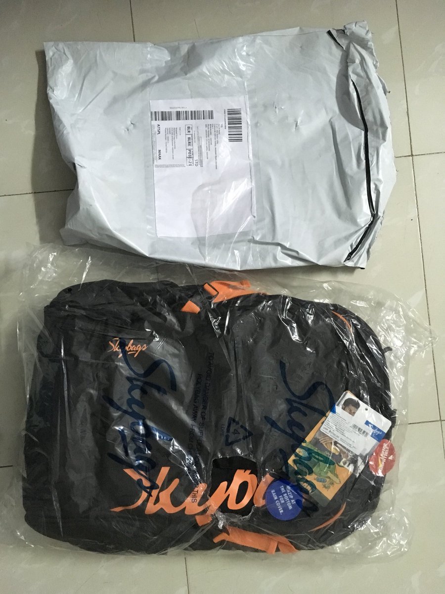 amazon skybags with rain cover