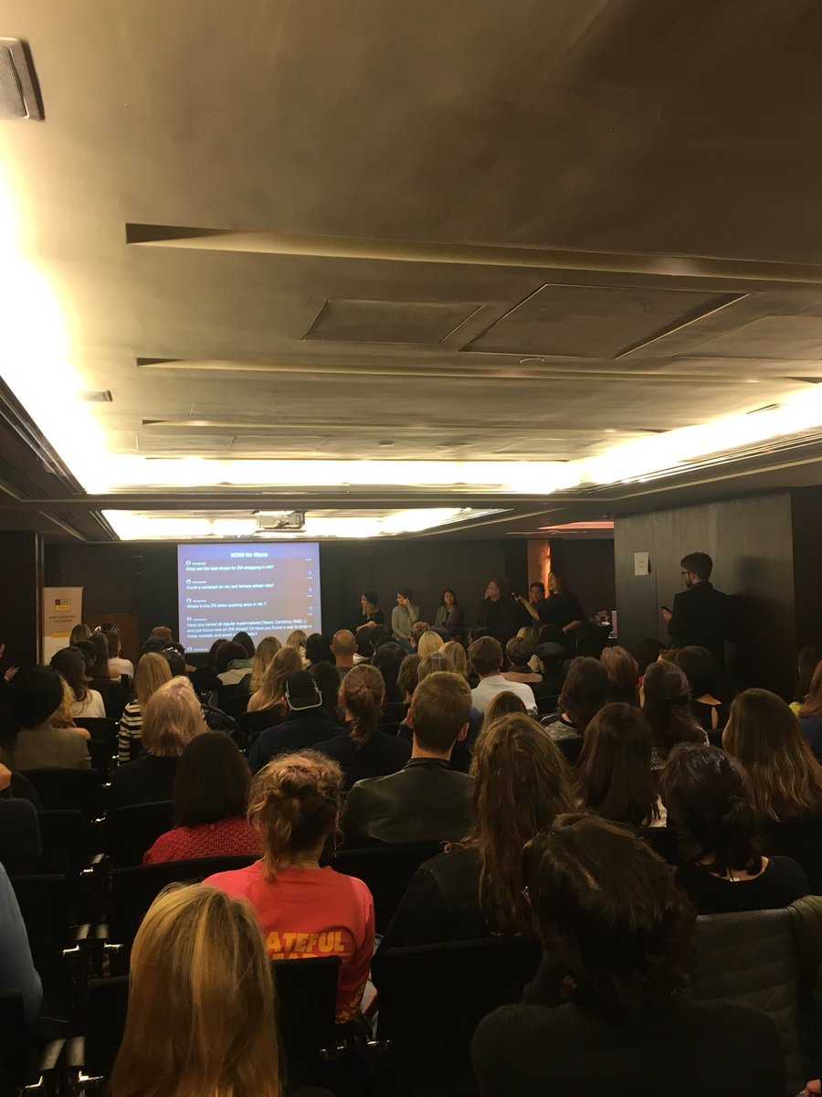 xiaowoo's tweet photo. Standing room only at the NO!W #zerowaste roundtable in HK with guest speaker Bea Johnson @zerowastehome So inspiring! https://t.co/wG4Jojb4aH
