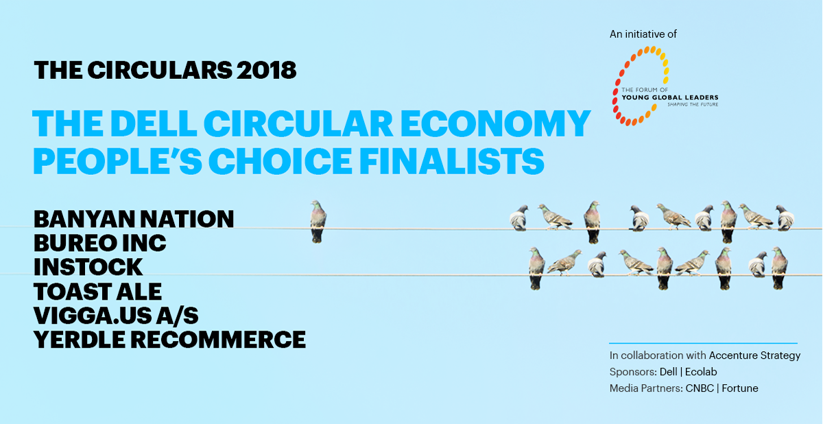 IIMAVentures's tweet photo. We voted for @Banyan_Nation, an innovative plastics recycling♻️ startup, for the @Dell People’s Choice Award at #CircularsAwards at World Economic Forum. Vote here to help them win: 👉🏼 https://t.co/P98b9mPOnT https://t.co/aobgrLHvbX