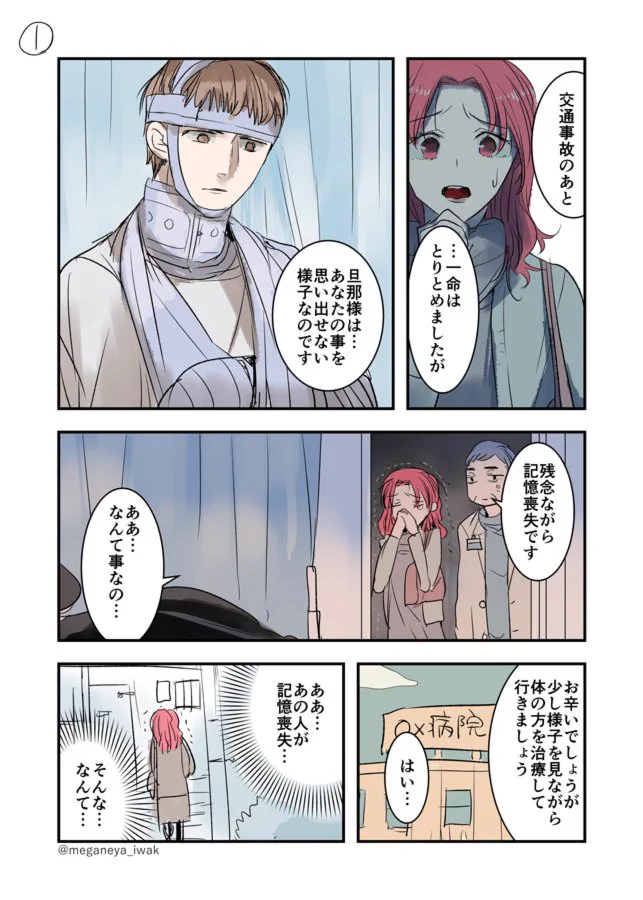 幸せの結末は、すこし切ない・・・　　ある日、夫が記憶喪失になったら