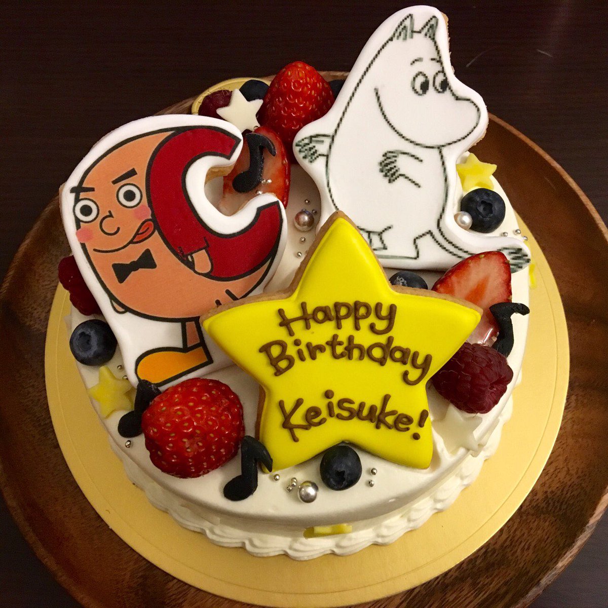 Uzivatel 深堀景介 ボリオ Na Twitteru 知り合いからカワイイ誕生日ケーキを頂きました これは嬉しい Cちゃんと ムーミンのコラボ ムーミン ケーキ かわいい ミュージカル