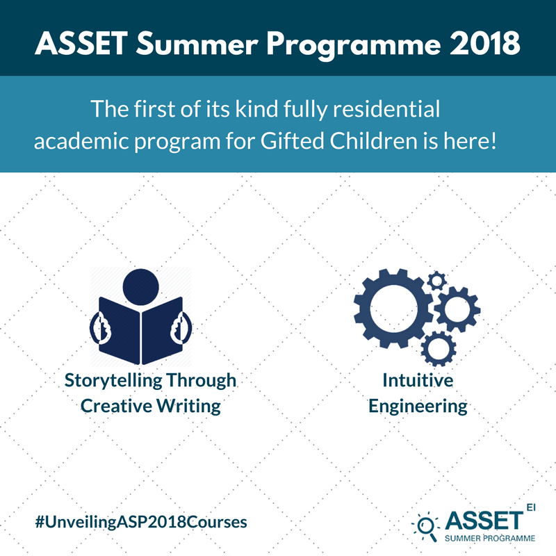 eistudy1's tweet photo. Presenting #ASSETSummerProgramme (ASP), a first of its kind, fully residential academic program for Gifted Children. 
Here's a snapshot of the courses that we have crafted for our young geniuses this year. To learn more, please visit- https://t.co/JT5hC4zacc
#edchat https://t.co/JOyc95boPQ