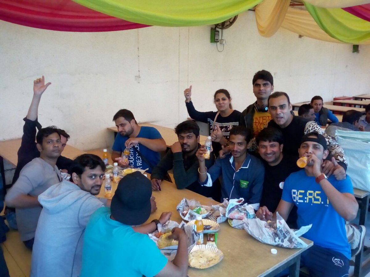 TRRAINindia's tweet photo. A special RED cricket league, cake cutting, appreciation letters, lunch session and more - @The109F team made the most of #RetailEmployeesDay. Here's how the employees celebrated the day. #RED2017 https://t.co/sOLww87PG3
