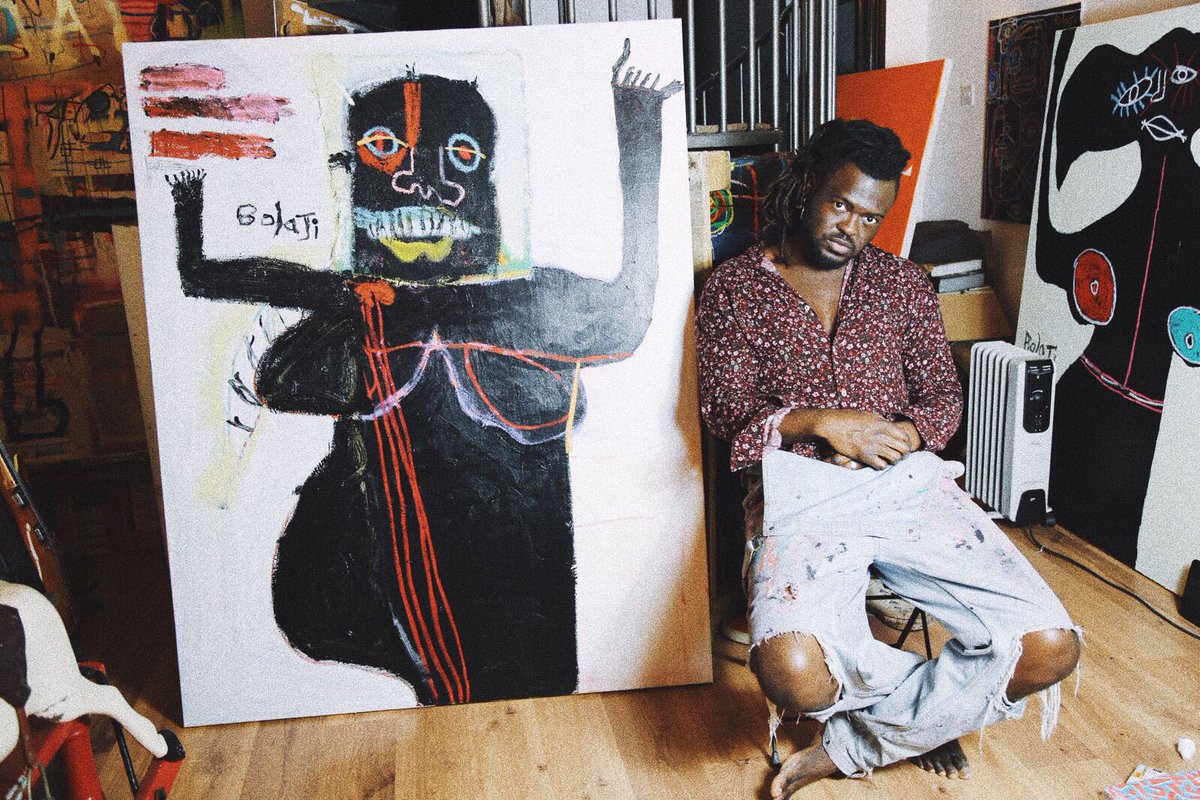 With 'Mother To Be' 2018.
124 x 154cm. Mixed media on canvas.

Info@adebayobolaji.com #contemporaryart #bolaji
