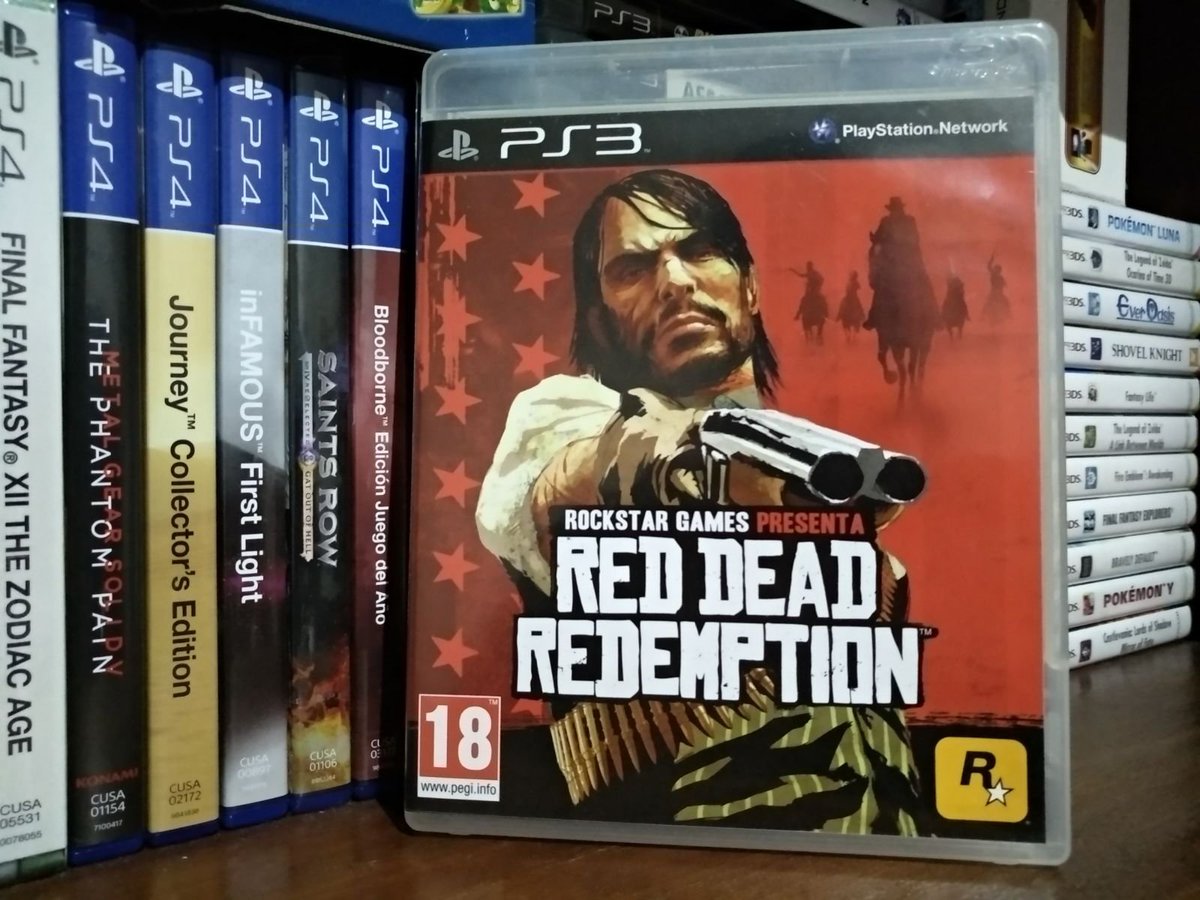 MarioWareInc's tweet photo. Red Dead Redemption
Género: Acción/Aventura
Plataforma: PlayStation 3
Desarrolladora: @RockstarGames
Año: 2010
Ambientado en el sur de Estados Unidos en 1911, donde un forajido lucha por sobrevivir en pleno declive del salvaje oeste.
#Mygamecollection #RedDeadRedemption https://t.co/B6kosvI0dP