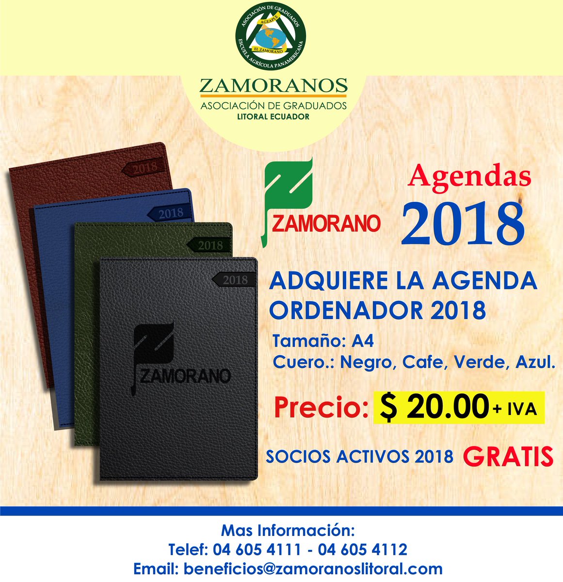 AGENDAS ZAMORANO 2018