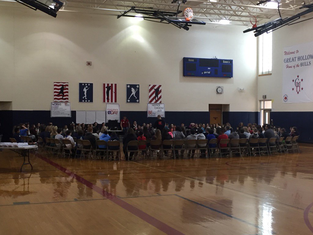 Great Hollow 7th graders participating in their first Challenge Day! <a href="/SmithtownCSD/">Smithtown CSD</a> <a href="/ChallengeDay/">Challenge Day</a> #challengeday #sel