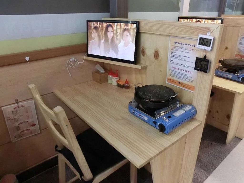 韓国にできた焼肉店が最高！一人焼肉にはもってこいだから日本にもできてほしいww