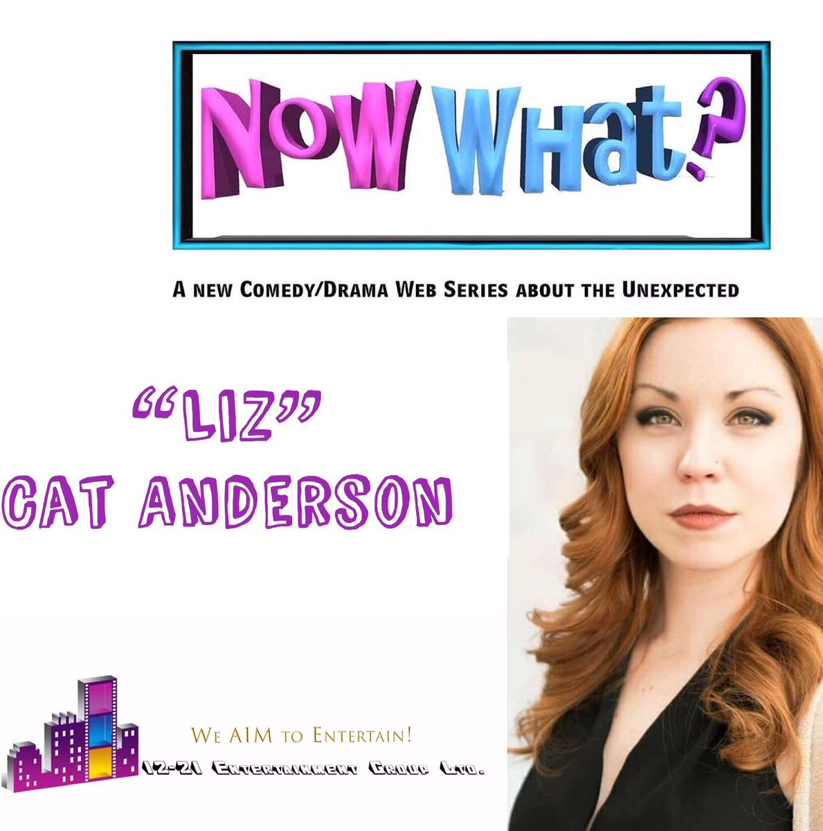 🚨ReCast Alert 🚨 we are pleased to announce a new addition to the Now What Team! We want to WELCOME and INTRODUCE 
Cat Anderson 
who has signed to play the role of “Liz” Jazmine’s Antagonist at work! #staceymalone #catanderson #contentcreator #screenwriter #producer #actor