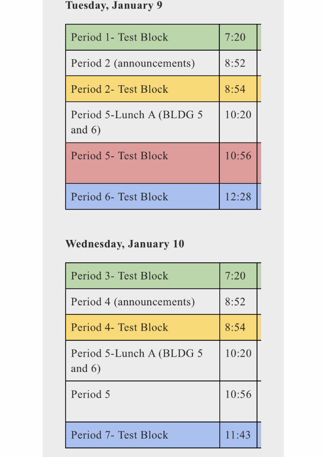 DigitalDarters's tweet image. There is an adjusted bell schedule for tomorrow and Wednesday for PMA testing in ALG 1, GEO, BIO, 9/10 ELA, and US His. See below! @ApopkaHS