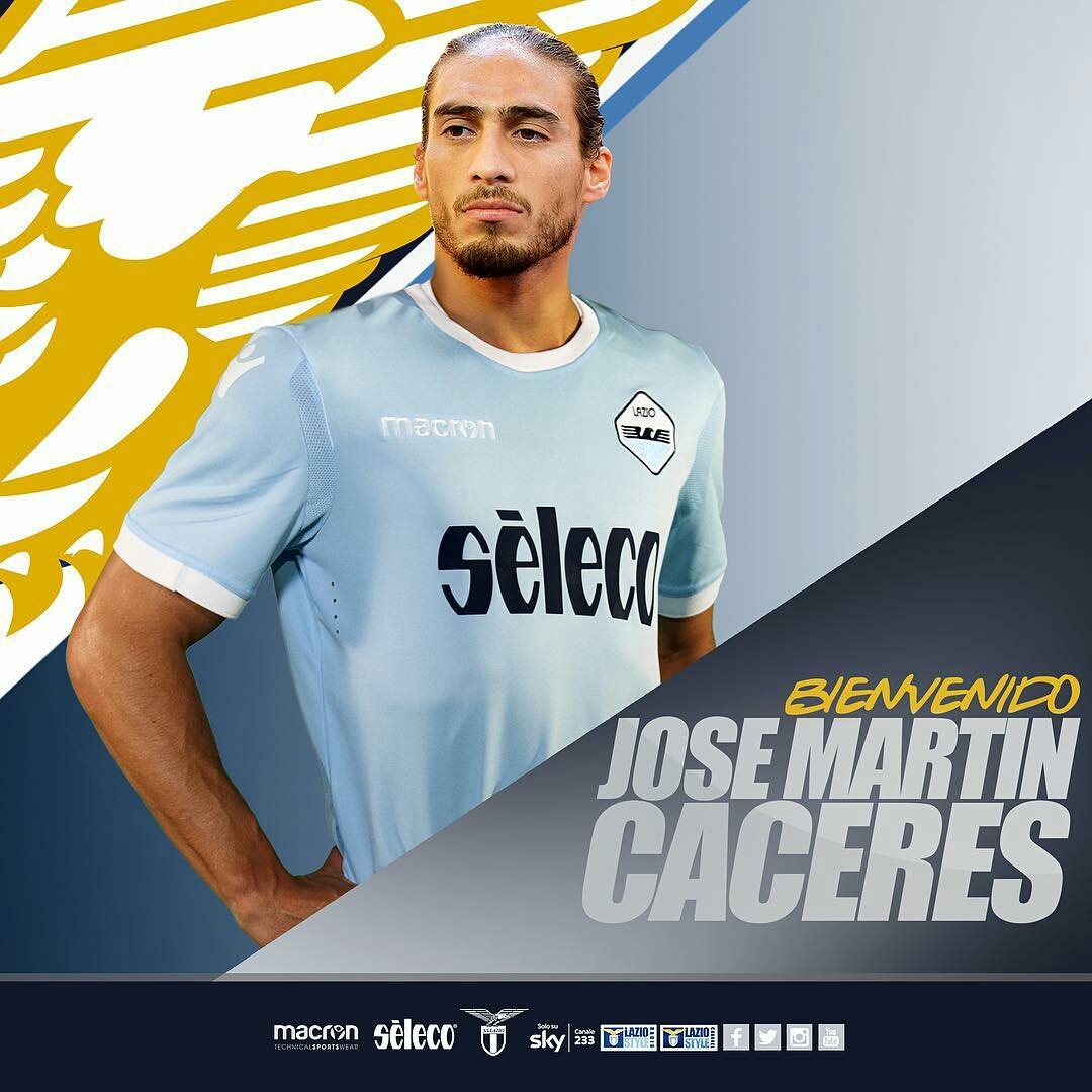 #RESMI Martin Caceres (Hellas Verona) --> LAZIO