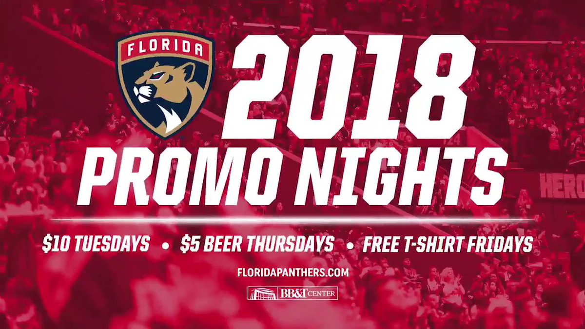 🚨This Just In 🚨  2018 #FlaPanthers Promotions » bit.ly/2018FLA_Promos https://t.co/zVE3gxGL1l