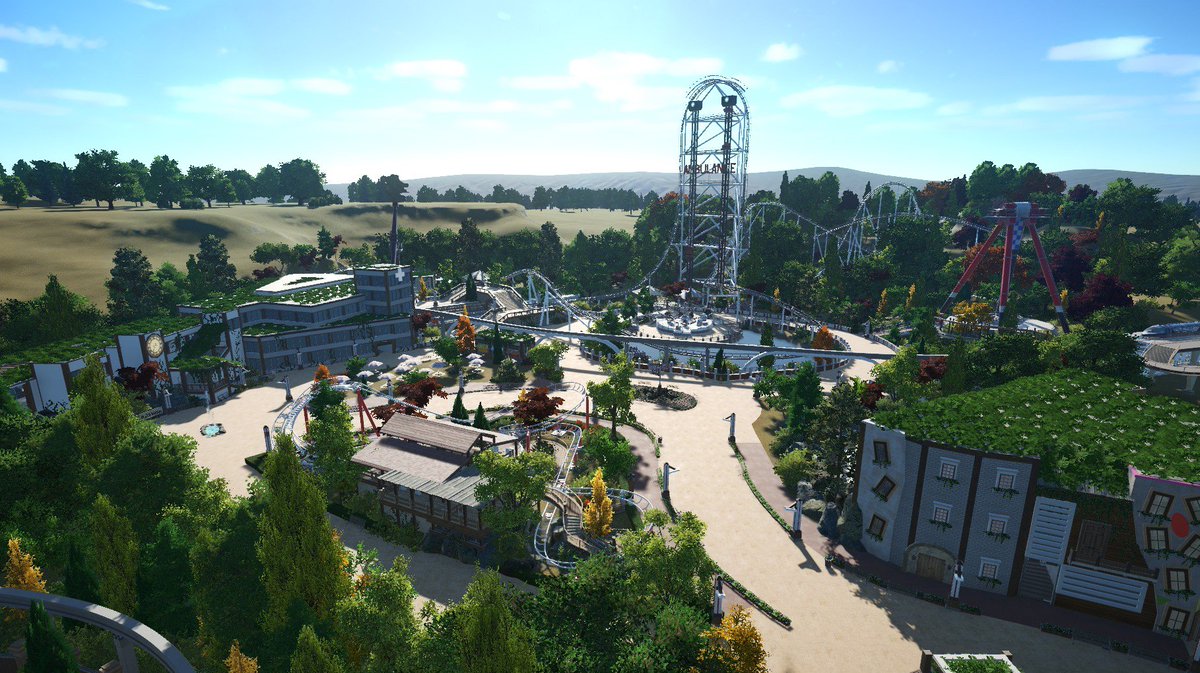 DwarrenIce's tweet photo. In the last upcoming major update of the #HealthArea we'll be placing a new kiddie ride. Which also finishes the main part of the area!!! ππ#SocietyPark as a whole is getting into shape.π https://t.co/Ss6QWWFpQv