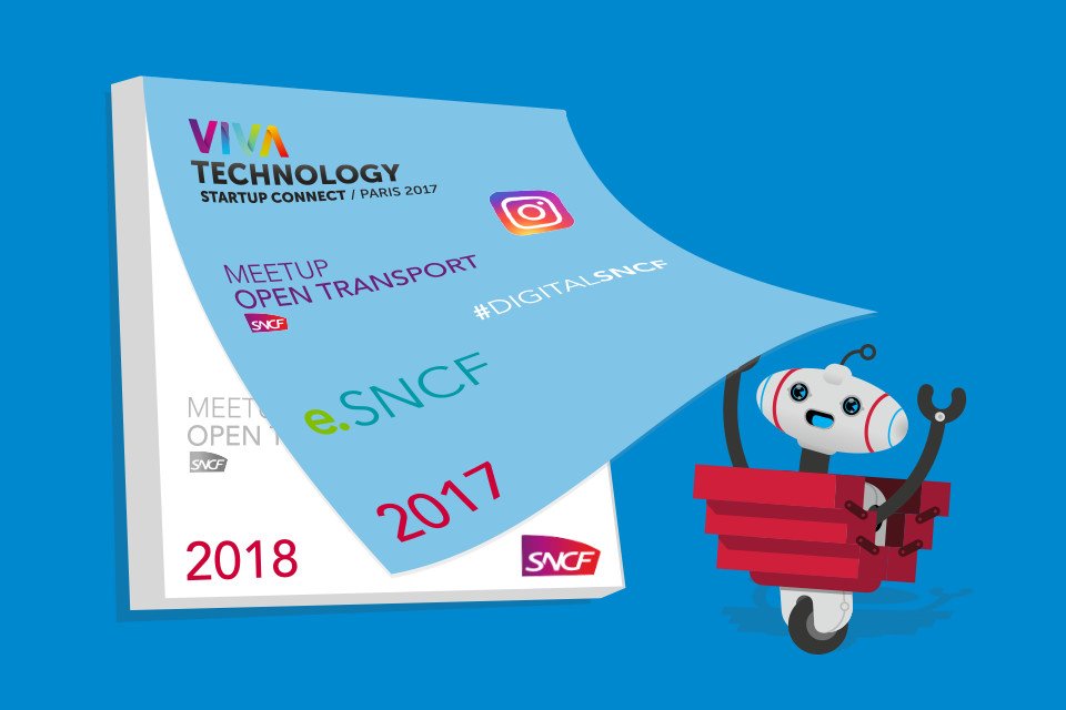 Lancement de e.SNCF, 3ème étape du programme digital, Meetups Open Transport, Ateliers 574, ouverture du 574 Lyon... Retour sur les grands moments #DIGITALSNCF de 2017 🎉✨
>> goo.gl/e8fWmv