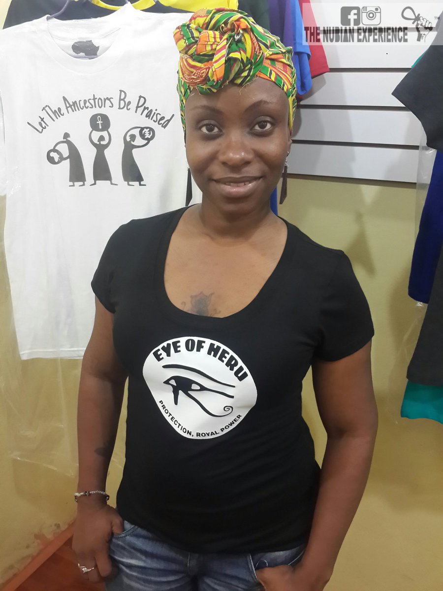 nubianexperiene's tweet photo. #EyeOfHeru Tshirts are available from us here at #TheNubianExperience #100PercentLocal #MadeInTT #Trini #TrinidadAndTobago @fayannlyons @DestraGarcia @PatriceRmusic @DeniseBelfon @LilBitts @TeamSassNation @janineraquel1 @DjelibaJanique @ReneDaillest @Reallionaire868 https://t.co/6i6SyGT4us