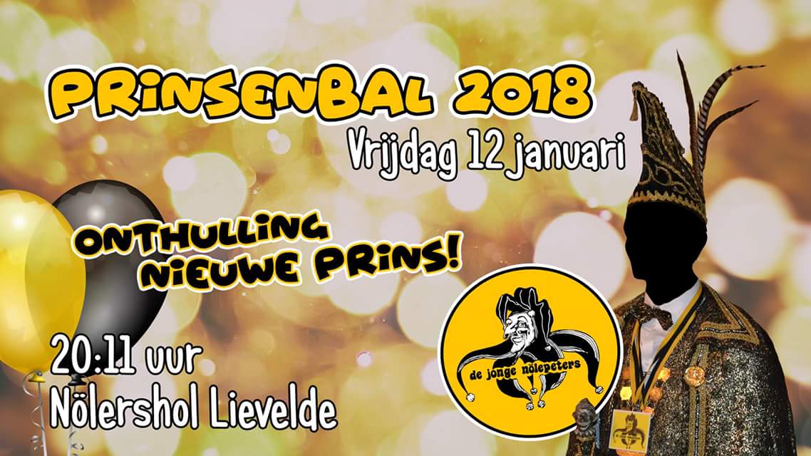 djnlievelde's tweet photo. Aanstaande vrijdag: Prinsenbal 2018! bekijk alle aanwijzingen voor de nieuwe Prins hier:
https://t.co/zI3yJeMqge https://t.co/byN4fMFjOh