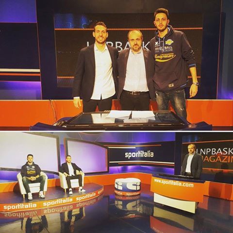 #SìPoderosasì
Coach <a href="/GabriCecca/">Gabriele Ceccarelli</a> e <a href="/LucaCampogrande/">Luca Campogrande</a> ospiti negli studi milanesi di <a href="/tvdellosport/">Sportitalia</a> per registrare la puntata di mercoledì (ore 20.30) del magazine dedicato alla #SerieA2OldWildWest. 
Focus sull’anticipo di mezzogiorno di questa domenica contro <a href="/KlebBasketFe/">Kleb Basket Ferrara</a>