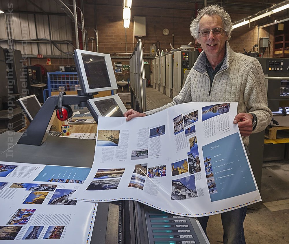 shortrunpress's tweet photo. Making ‘Beautiful Devon’ Beautifully! - We recently printed professional photographer, and fellow Devonian, Nigel Hicks’ new title ‘Beautiful Devon’. 
https://t.co/NqUY1AZyJx https://t.co/epSzQ9cXB7