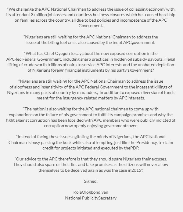 OfficialPDPNig tweet picture