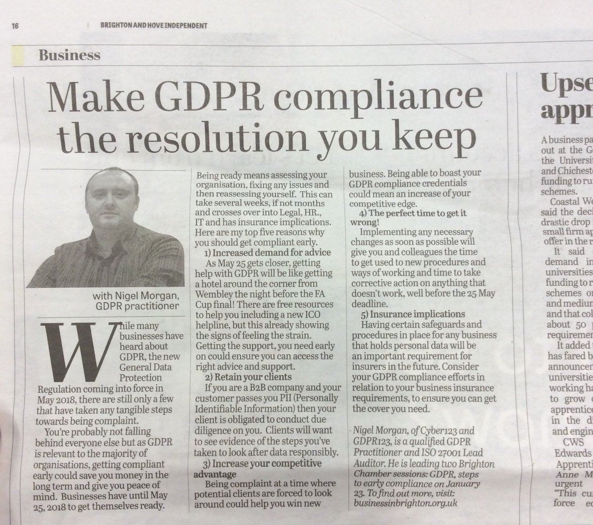 Brighton Chamber tweet media