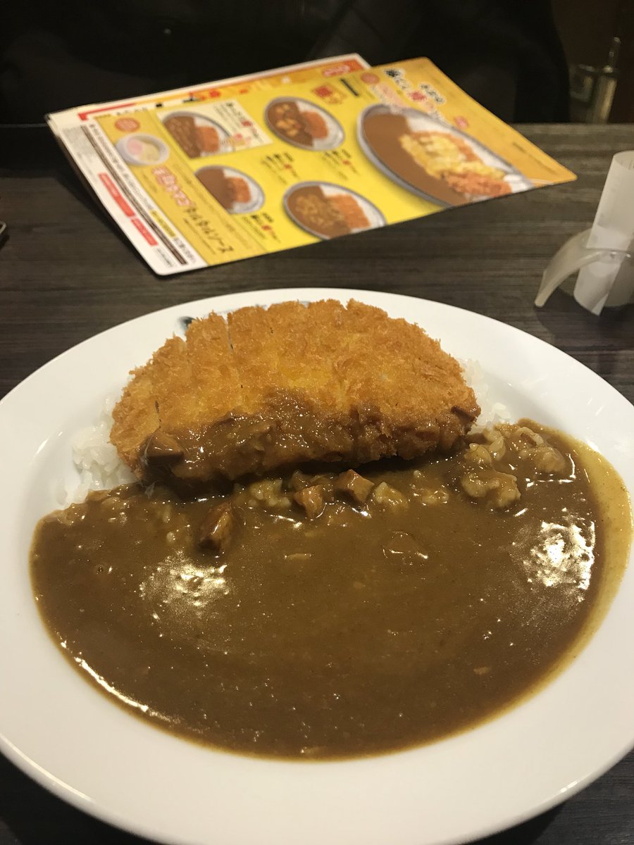 heytherelizpace's tweet photo. My first meal in Japan: Coco Curry. 
(And boy, @eatyourkimchi, it lived up to the hype). https://t.co/07Ka3GI3ek