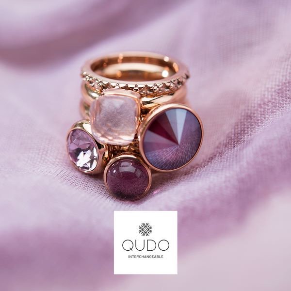 QUDO Raffles, free gift with interchangeable purchase and adult beverages &amp;snacks!!! From now till the 25th we invite you to come in and try on 2 pieces of Qudo jewelry. After that, we will enter you into a raffle for either a Qudo ring &amp; interchangeable or a Aveliana necklace.