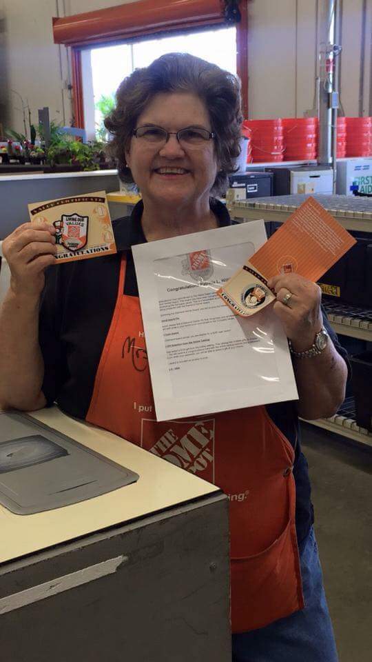 HomeDepot809's tweet photo. Congratulations Ms. P.  Truly an "Asset to the Orange" https://t.co/l1D8WATlqH