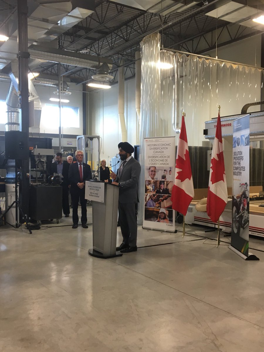 CICWinnipeg's tweet photo. The Hon. @NavdeepSBains announcing funding for MB organizations from @WD_Canada https://t.co/qhCpa7ChxJ