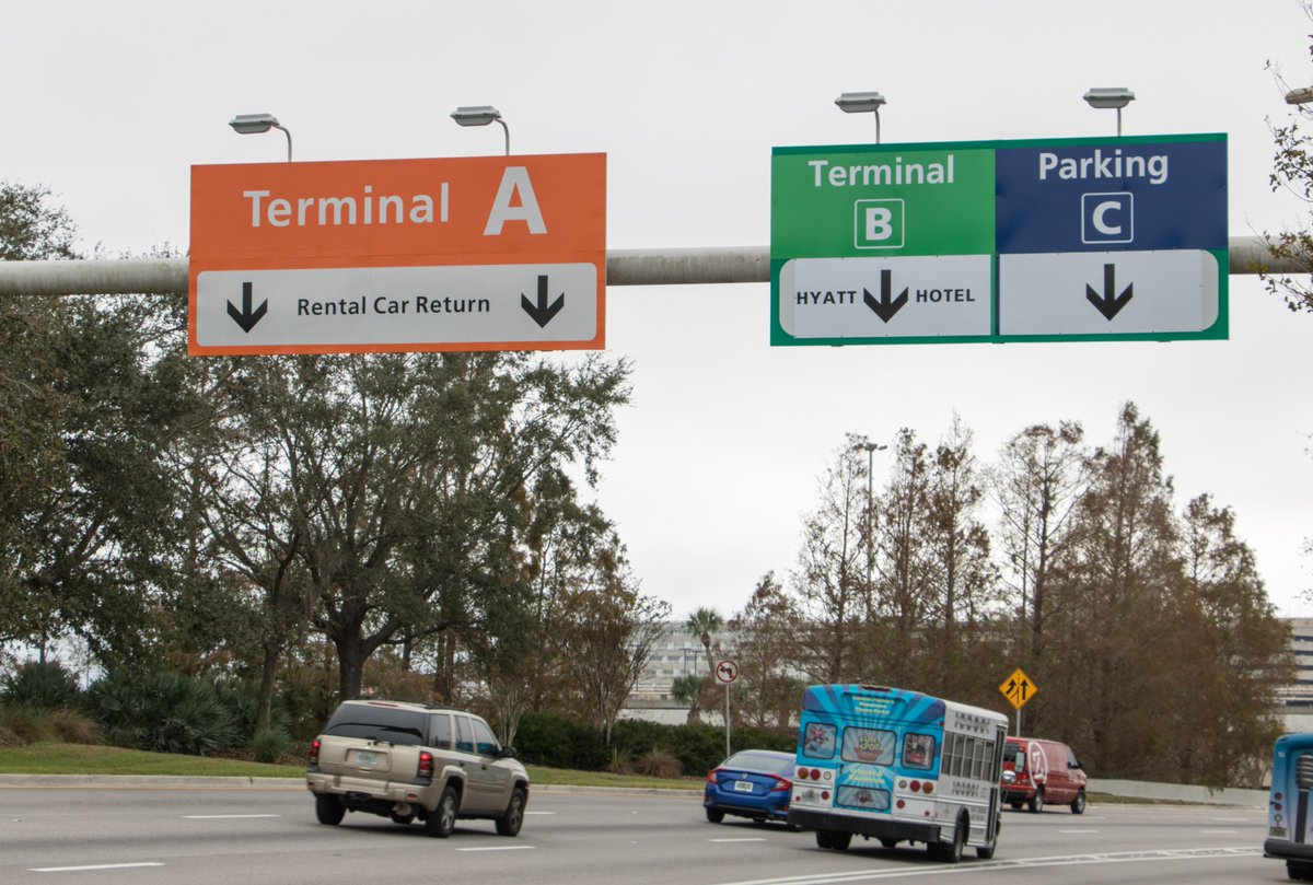 rental car return orlando international airport terminal b