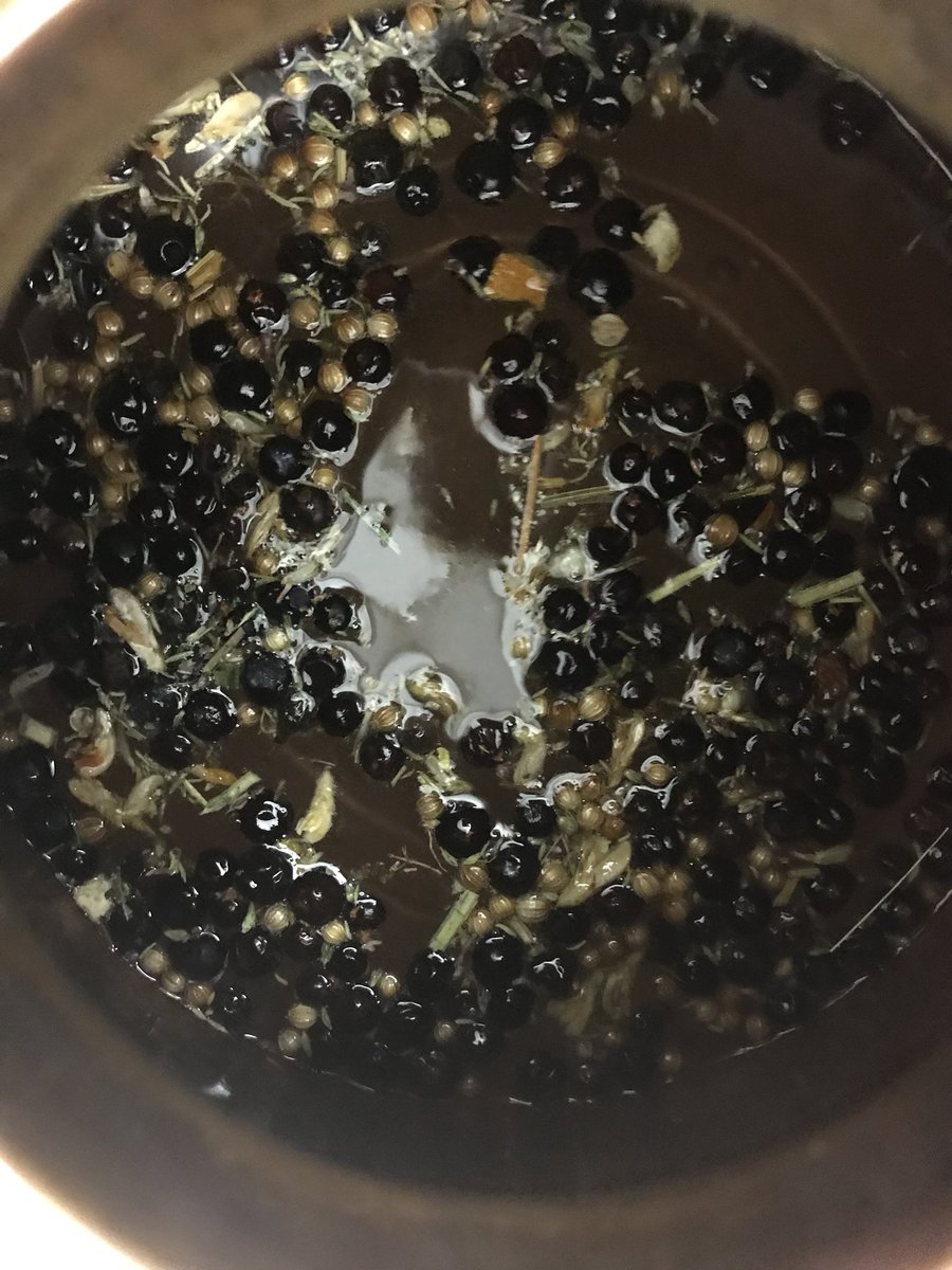 FluffyRona's tweet image. The start of the magic 8/1/18 #aphotoaday #740 #makinggin @GSRdistillery #delicious