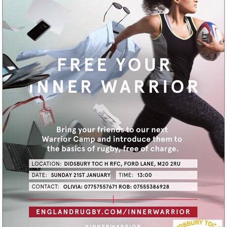 RJonesCoaching's tweet photo. #InnerWarrior @DidsburyLadies on Sunday 21st January 2018 No previous experience needed!! Come #TryRugby at a friendly local rugby club!! https://t.co/X4S5HeBJGS #tryjanuary #MondayMotivation #RugbyxESPN @UoMSport @UMWRFC @MMUCWomensRugby @didsburytraders https://t.co/WLZsmPTVWB