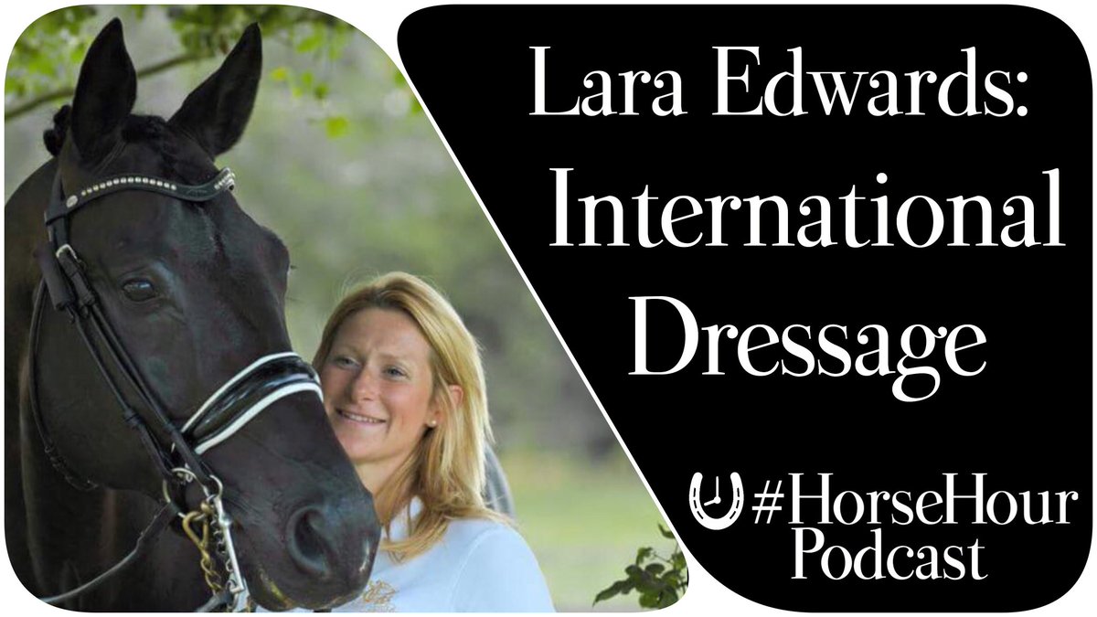 HorseHour's tweet photo. Hear @LaraDyson on her dressage horses now on the first #HorseHour podcast of 2018! Talking with @AmyStevenson1: https://t.co/xucNJx8sAp https://t.co/A1S27H2SzZ