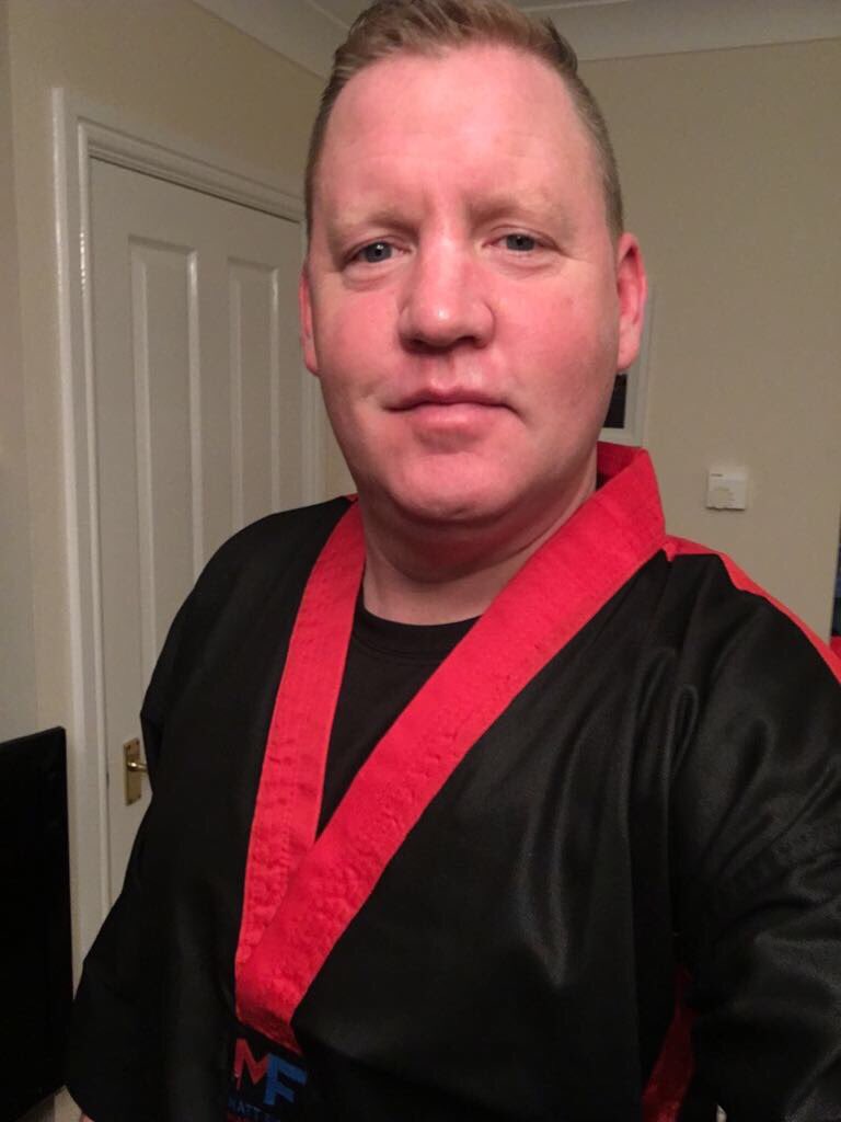 MattFiddesUK's tweet photo. You may of seen this guy on TV with me last October @itv @thismorning @hollywilloughby @schofe ! My former school bully is now training with us and taking a career with us! #mattfiddes #mattfiddesmartialarts #martialarts #lifechanging #formerbully #thismorning #itv #rolemodel https://t.co/4RcPu4pyMY
