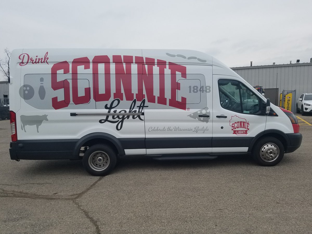 monarchmadison's tweet photo. Wrapped up this Transit right before Christmas for @sconniebeer ! Awesome wrap in our favorite colors Red and White! Thanks for giving us the opportunity to showcase Sconnie Ale in style...the Monarch way! πβ€οΈ #WeLoveWraps #AnythingWisconsin #SconnieBeer #vehiclewraps https://t.co/Qbi15e2kkO