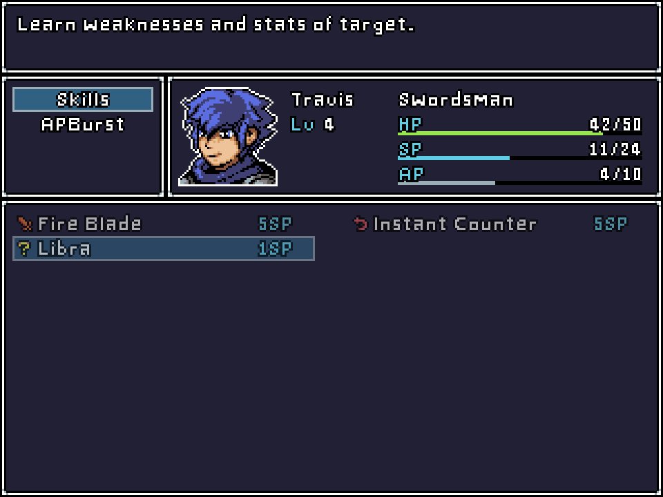 gamekrazzy's tweet photo. Added the ability to read your opponent's statitistics! #pixelart #indiedev #devgame #gamedev #indiegame #rpgmakermv #rpgmaker #mv #rpg #tagaiagame https://t.co/iTmXN5wfU3