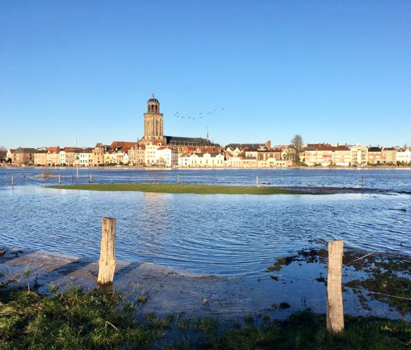 Wassende water in #Deventer #ruimtevoorderivier #ijssel