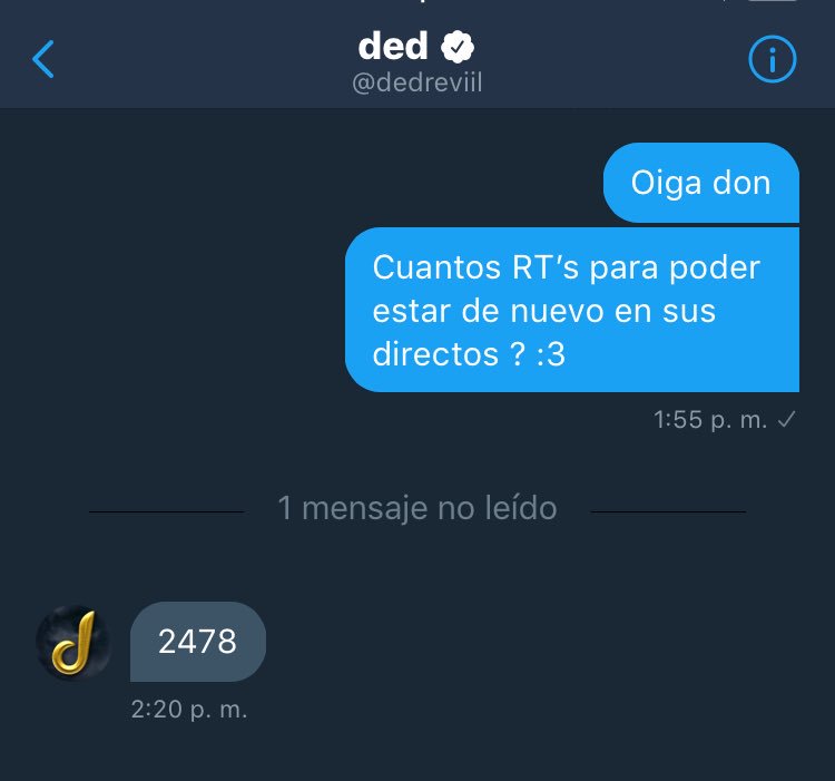 MariioTQ's tweet photo. OMG !! 😱

2478 RT’s  y puedo estar de nuevo en los directos del don @dedreviil :v

A POR ELLO CHAVALINES !! https://t.co/4mPF9fGZQj