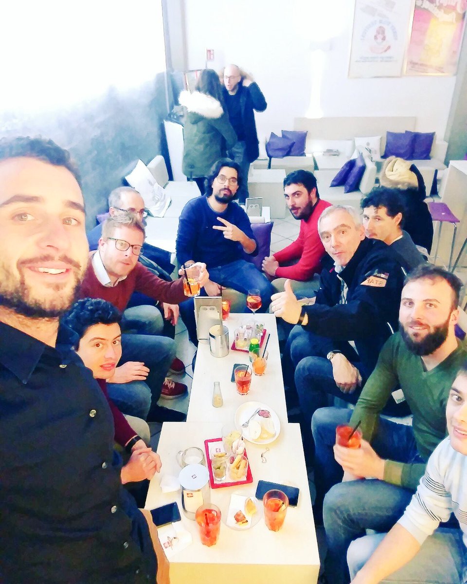 Thank you to <a href="/rattodaniele/">daniele ratto</a> who brought the drinks tonight in post meeting spitrzathon. 

A special mention also  to Alberto’s new hairdresser. Great work.
#spritz #Italy #aperativo