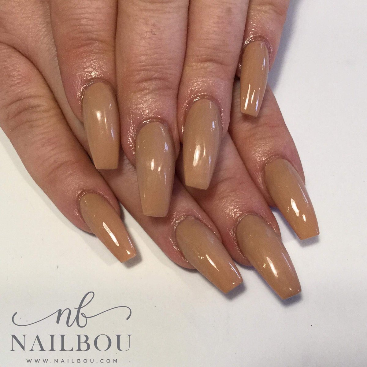 Oooo yes.. new set of Coffin Claws! 😍✨ #NOTD #Coffinnails