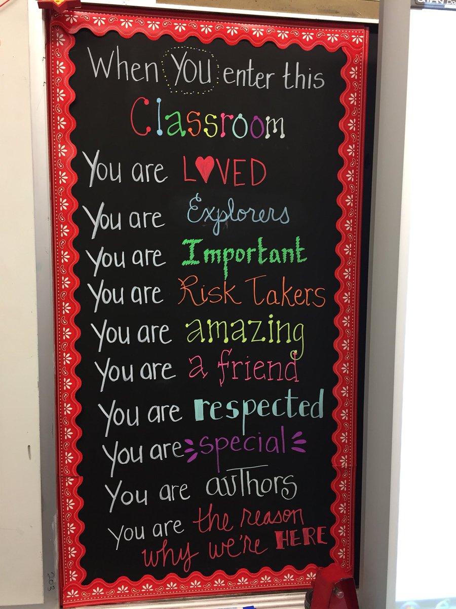 What a great way to enter Mrs. Sarlo’s amazing classroom.