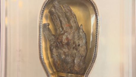 CBCNS's tweet photo. St. Francis Xavier's 'priestly arm' makes 2nd stop in Nova Scotia https://t.co/3IKaT9Ph0x https://t.co/sOP8tYZiIh