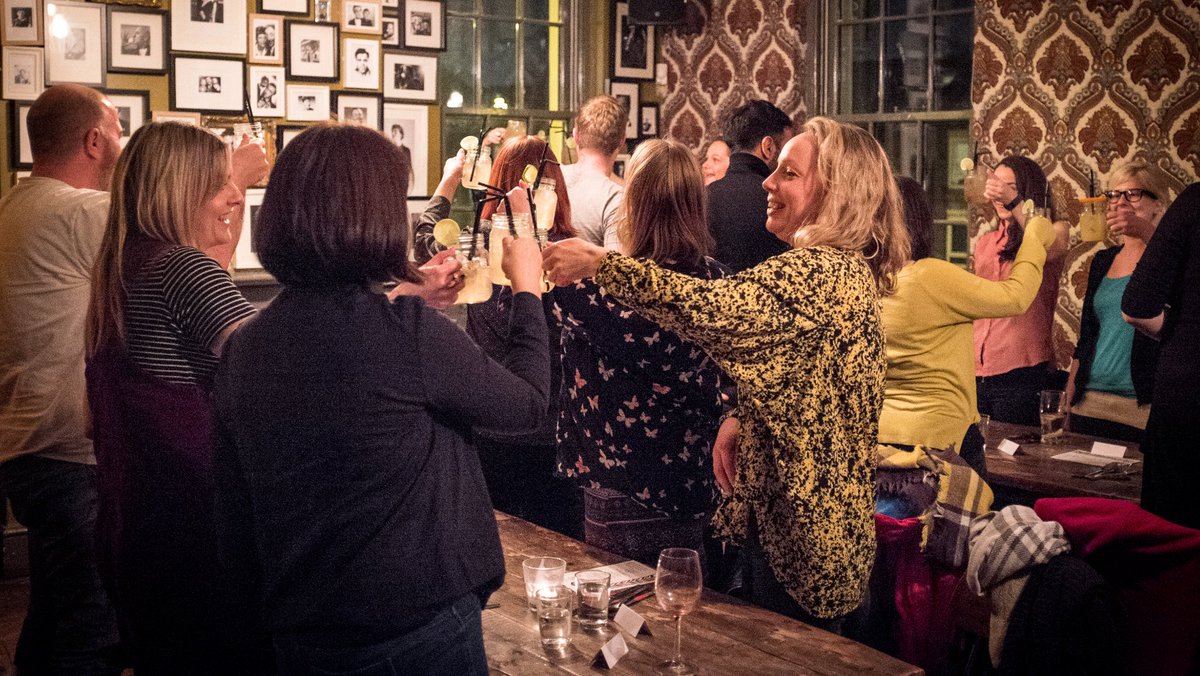 rubyandpickles's tweet photo. #TBT to last year's Burns Supper. One of our most fun events yet! Tickets available for this year's event on Sat 27 Jan https://t.co/aCLJmmnWBN #veganlondon #BurnsNight https://t.co/RQBq5YHwWH