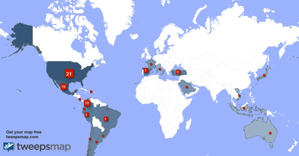 ForestTP_'s tweet photo. Mis seguidores viven en Estados Unidos(19%),México(15%),Colombia(10%) y más https://t.co/tzHlL5oXCR https://t.co/lIhKIUVkXN