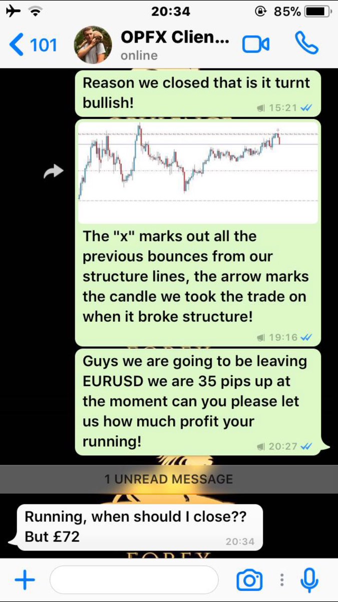 RobOpulence's tweet image. Some big profits for our clients today with 35 pips up! Message me now to find out more about our forex trading service and start making some profit!✅