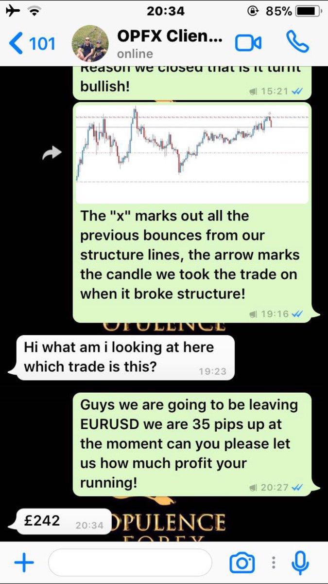 RobOpulence's tweet image. Some big profits for our clients today with 35 pips up! Message me now to find out more about our forex trading service and start making some profit!✅