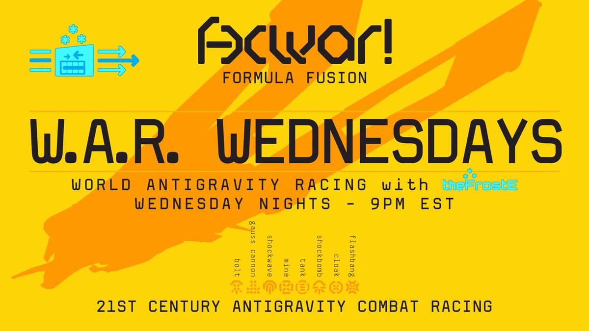 Bad_Dps's tweet photo. Inviting the @BelongByGAME gang to stay up late and join us for WAR WEDNESDAY - your no. 1 Anti-Gravity racing stream.

It's an exciting year for us with esports and tournament mode targets in the pipeline.

Join us to see how we roll

Warning ⚠ contains explosive material https://t.co/bogdJArO83
