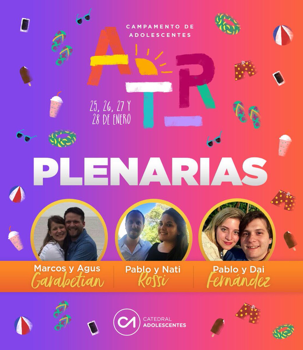 Marcossian's tweet photo. Solo faltan dos semanas para el Campamento de Adolescentes!! @AdolescentesCDF https://t.co/vHZEShcEzf